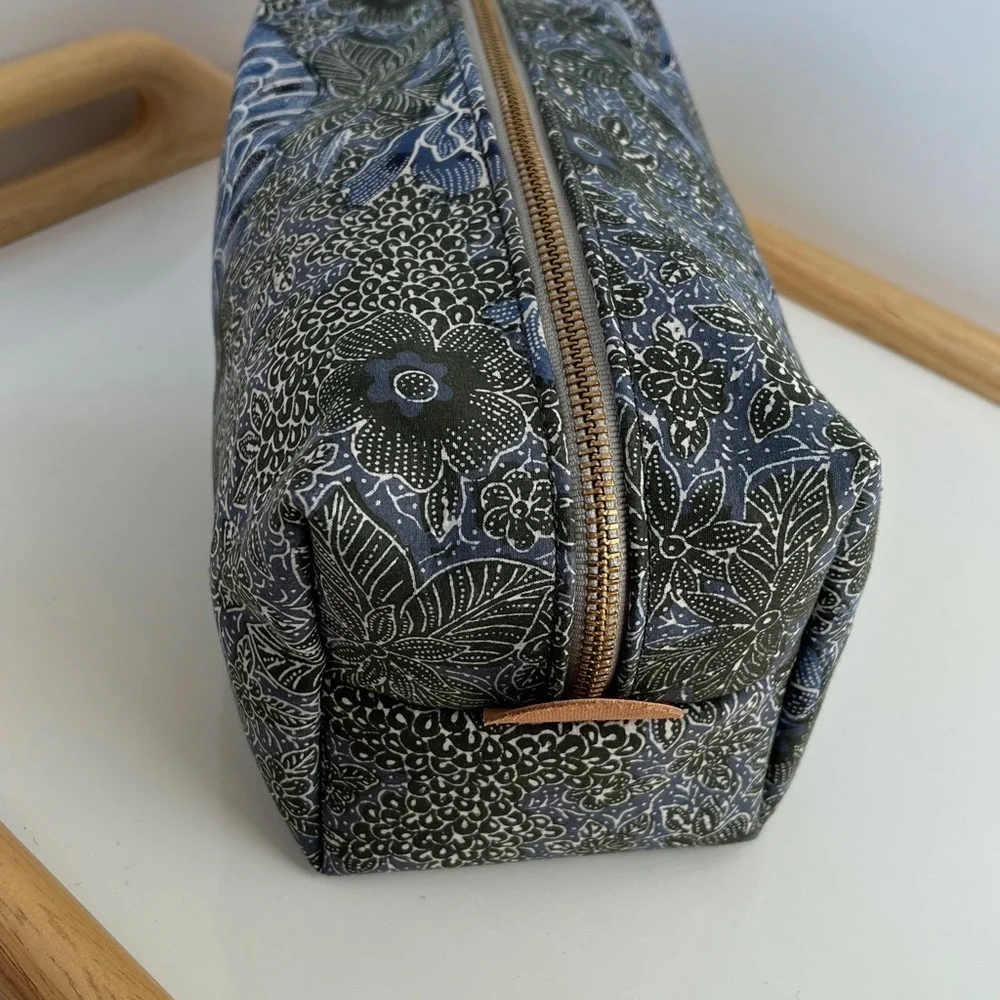 General Knot & Co. Canvas Floral Dopp Kit Travel Toiletry Bag
